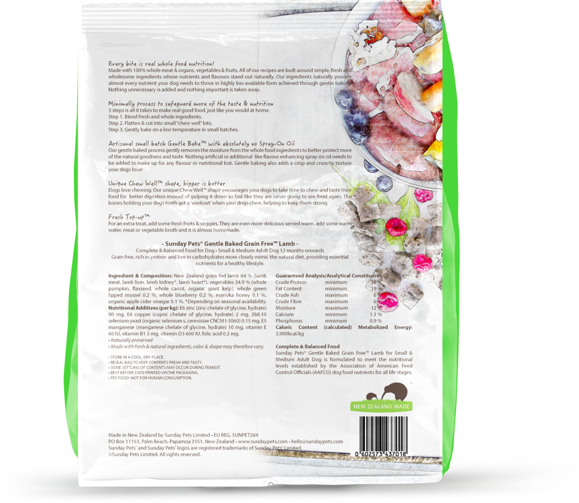 Sunday-Pets-Gentle-Bake-Grain-Free-Lamb-SM-Adult-Bag-Back-Bright-20