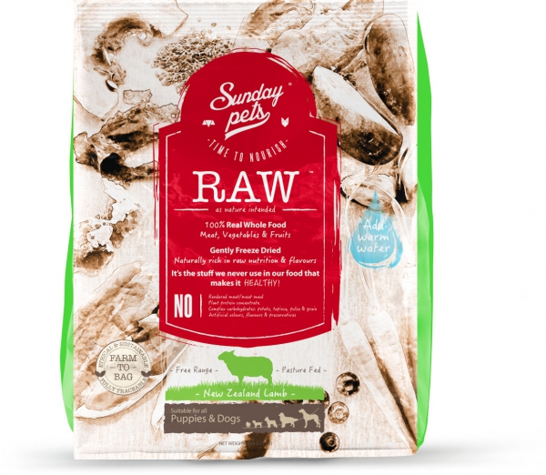 Raw Lamb For Dogs & Puppies Sunday Pets